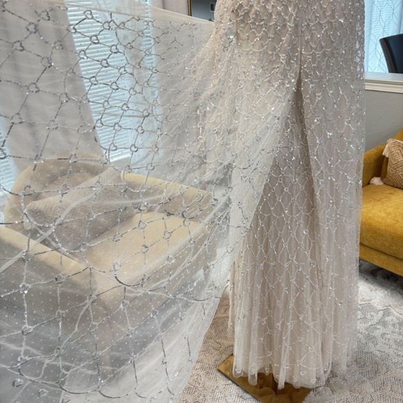 Heart Lattice Ankle Gown Needle and Thread Size 6 NWT - Picture 6 of 8